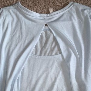 Under Armor light blue top